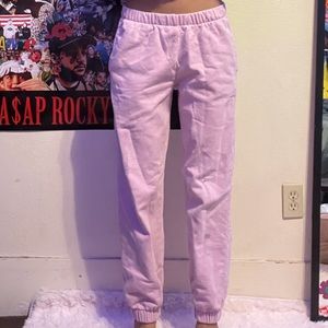 Pink brandy Melville sweats one size